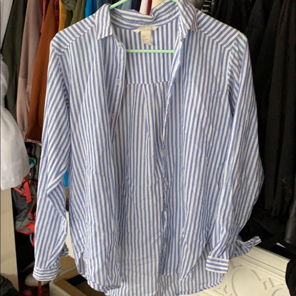 Striped Button Up